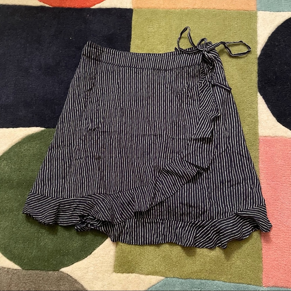 American Eagle striped mini skirt